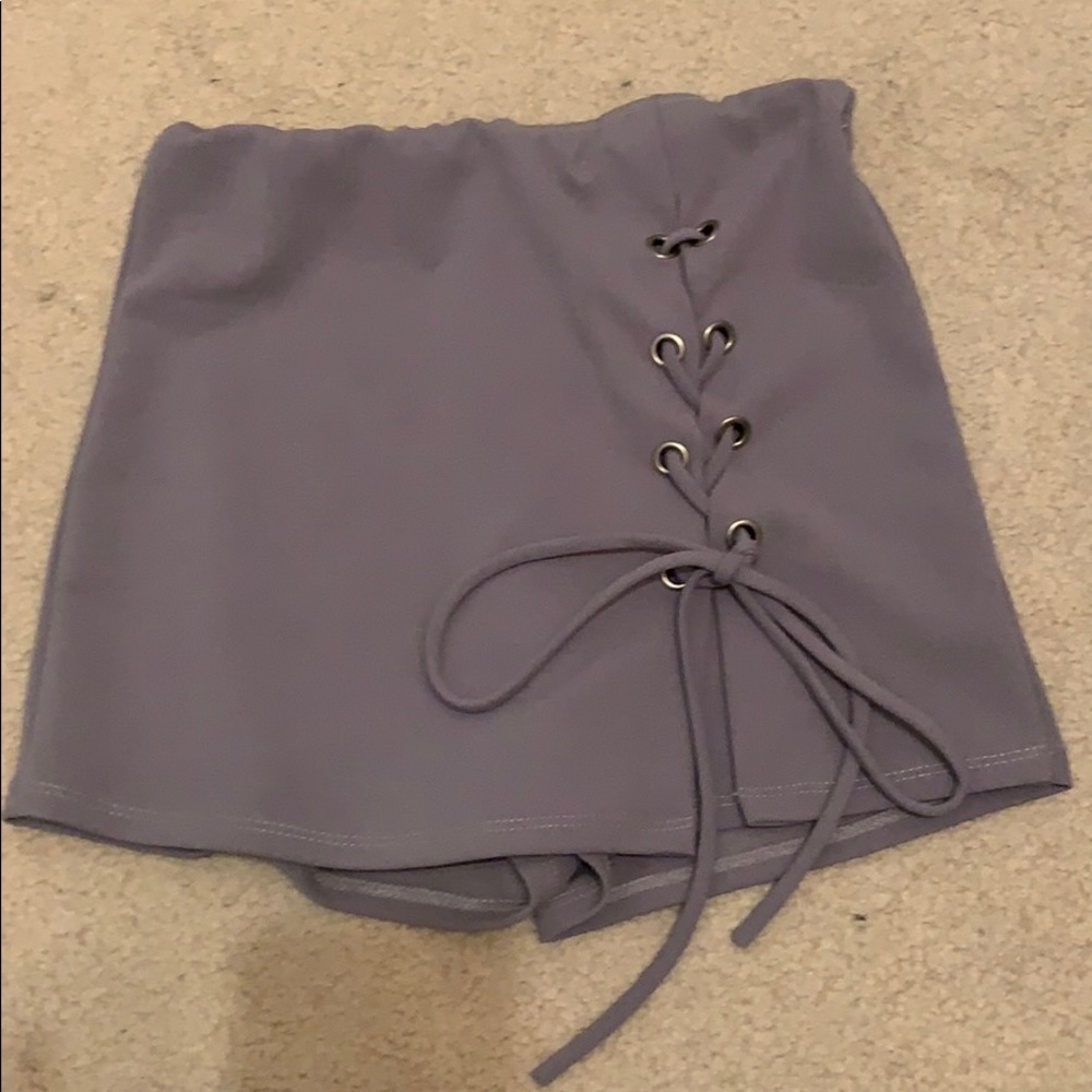 Blueblush skort  with tie up
